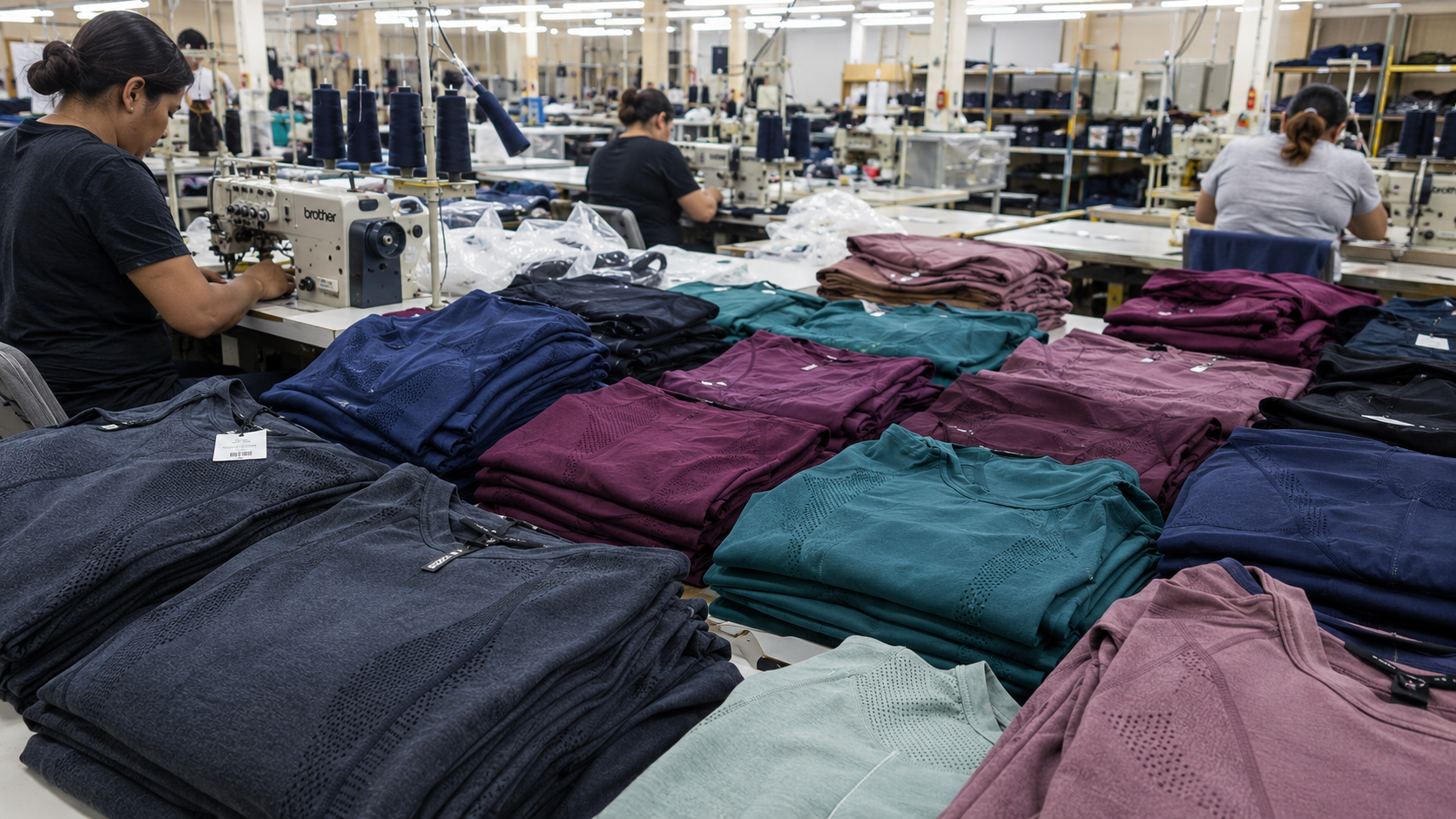 Fitness apparel manufacturing