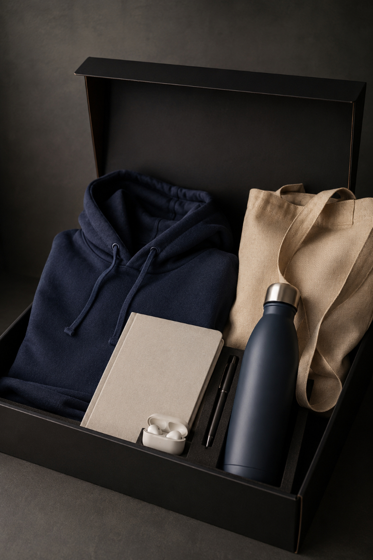 Custom employee welcome pack