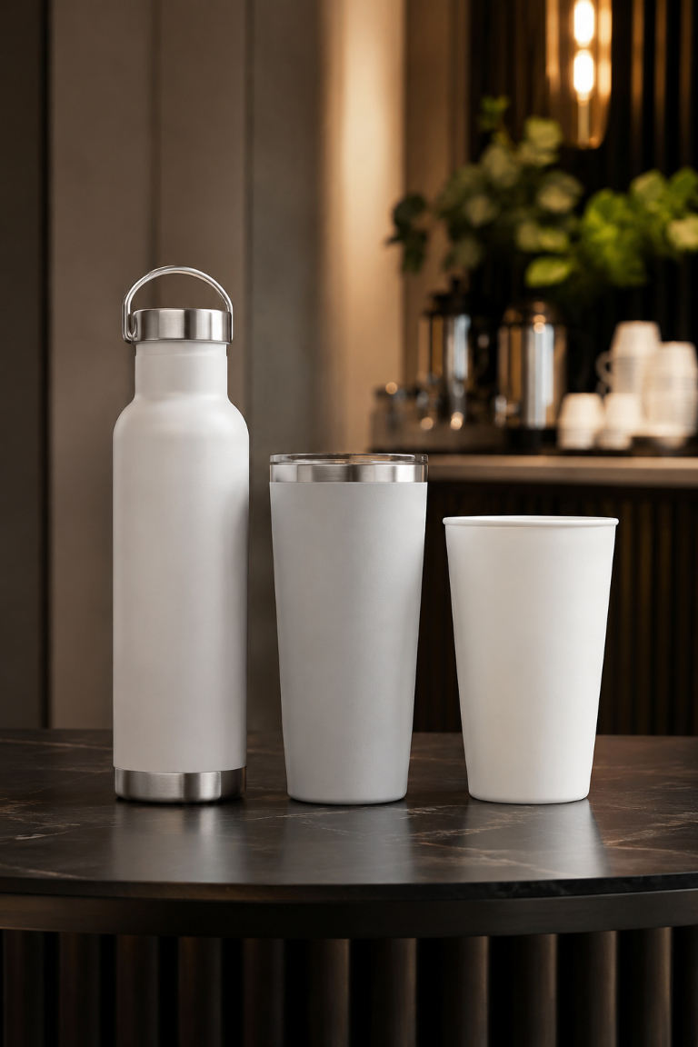 Custom branded event drinkware