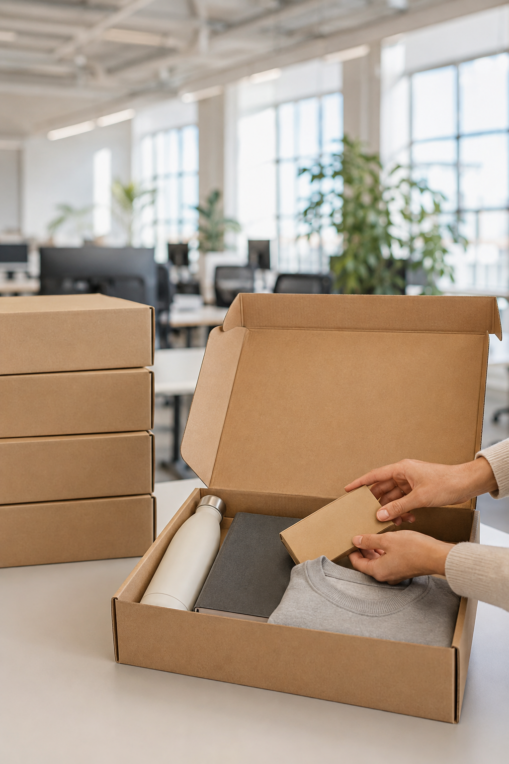 Complete branded employee welcome pack